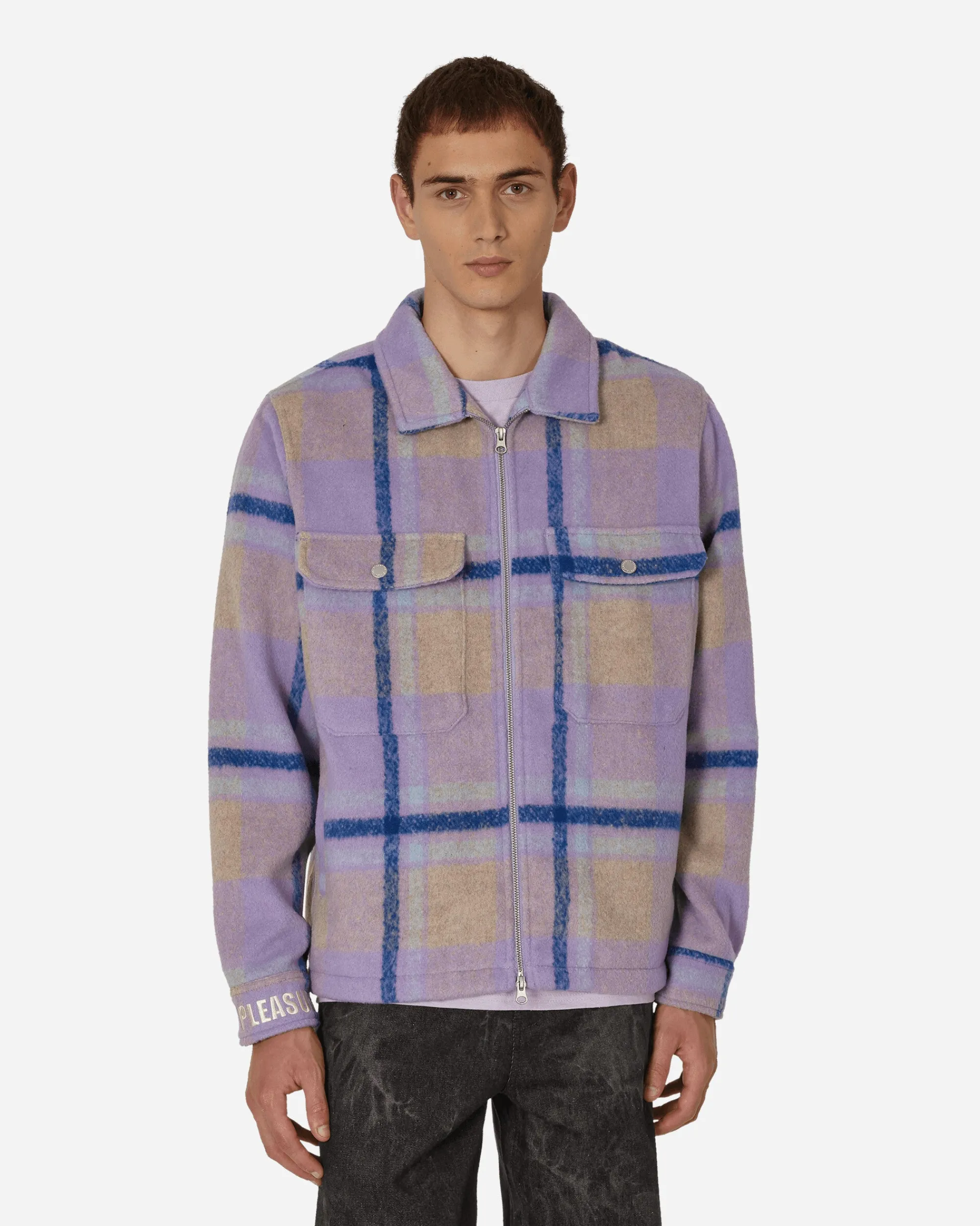 Pleasures Coats And Jackets^Folklore Plaid Work Jacket Purple