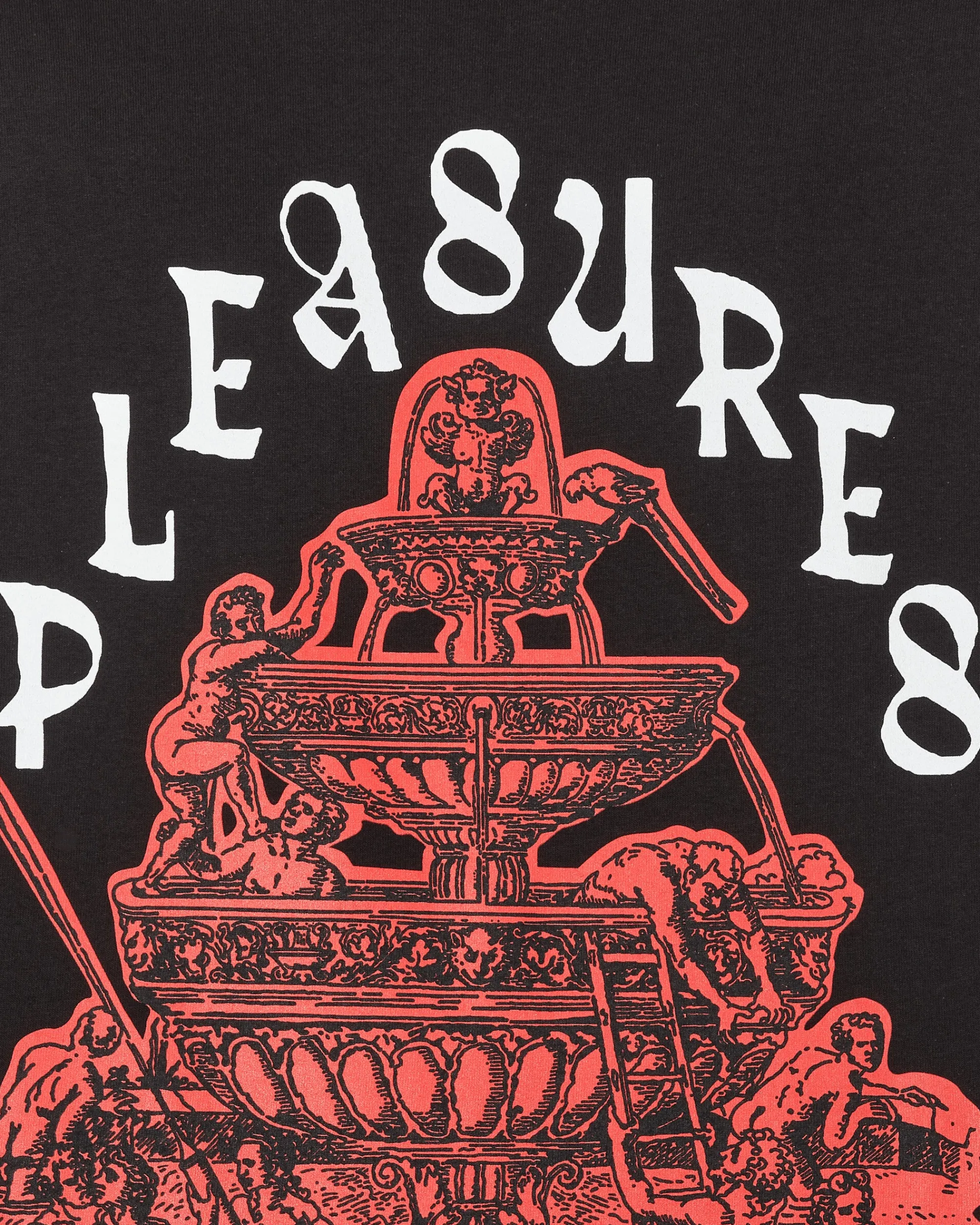Pleasures T-Shirts^Fountain T-Shirt Black