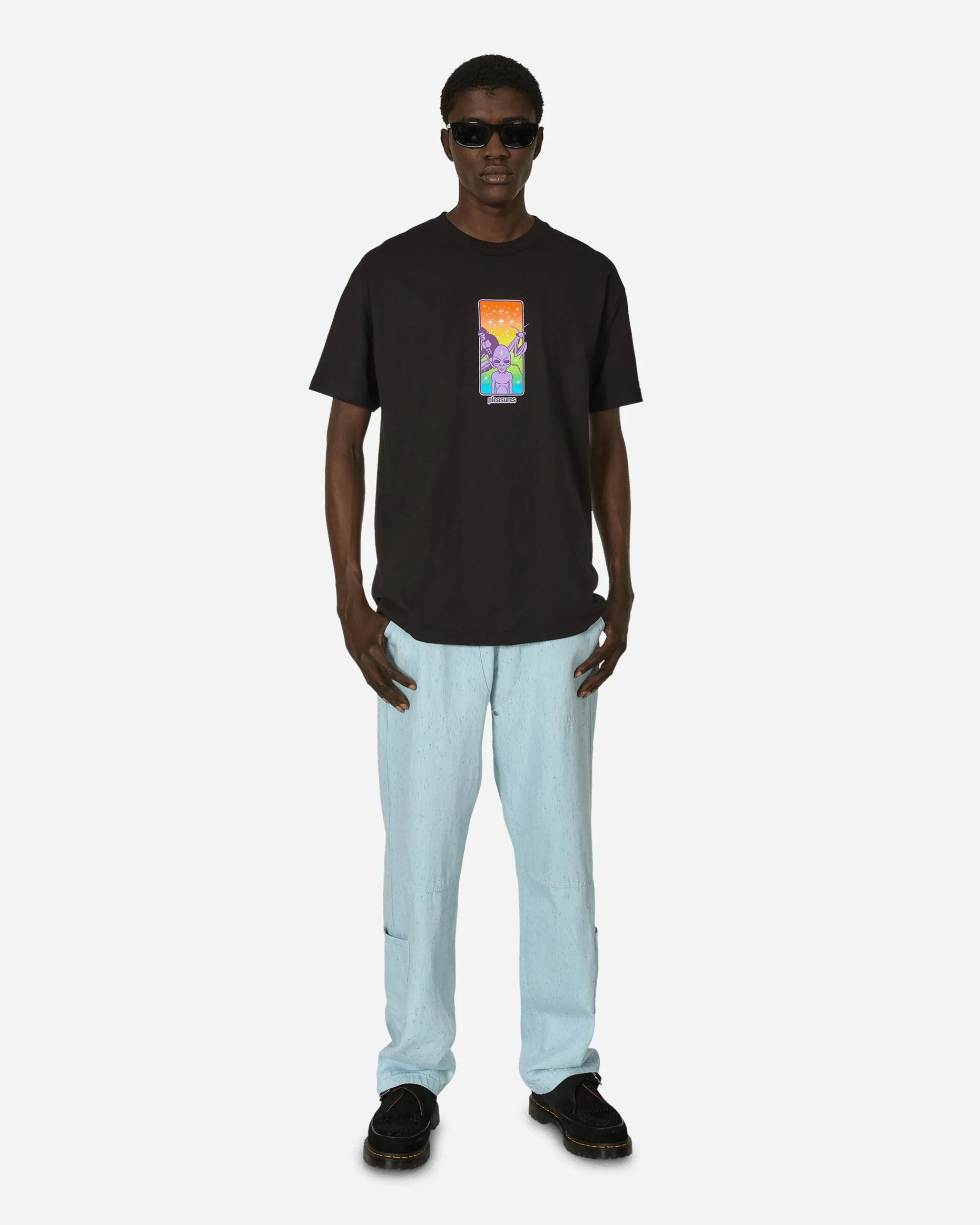 Pleasures T-Shirts^Friends T-Shirt Black
