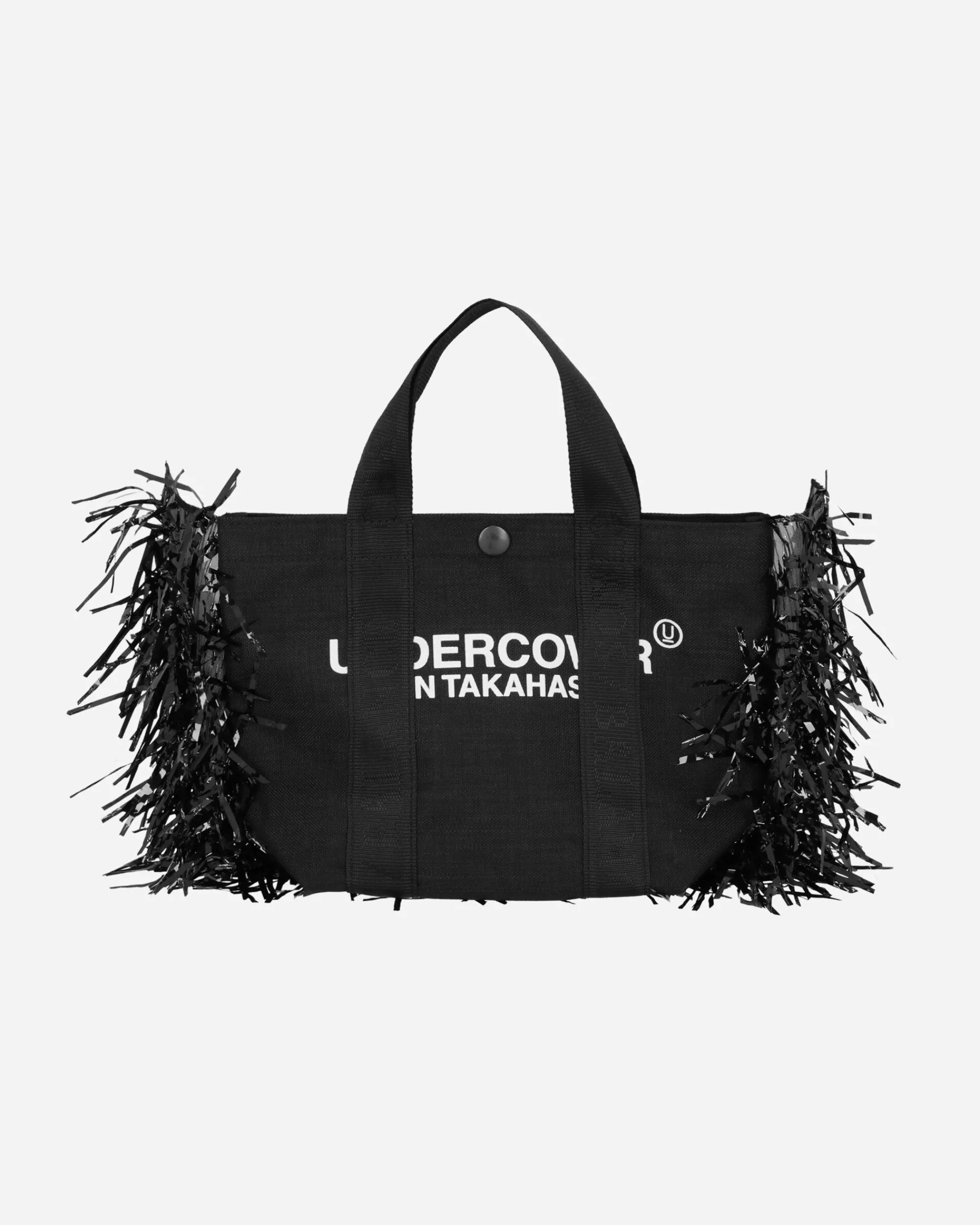 Undercover Bags·Tote|Bags·Tote^Fringe Nylon Tote Bag Black