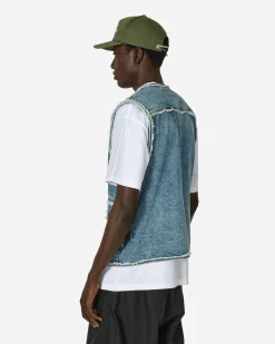 Iuter Coats And Jackets^Fringes Utility Denim Vest Blue