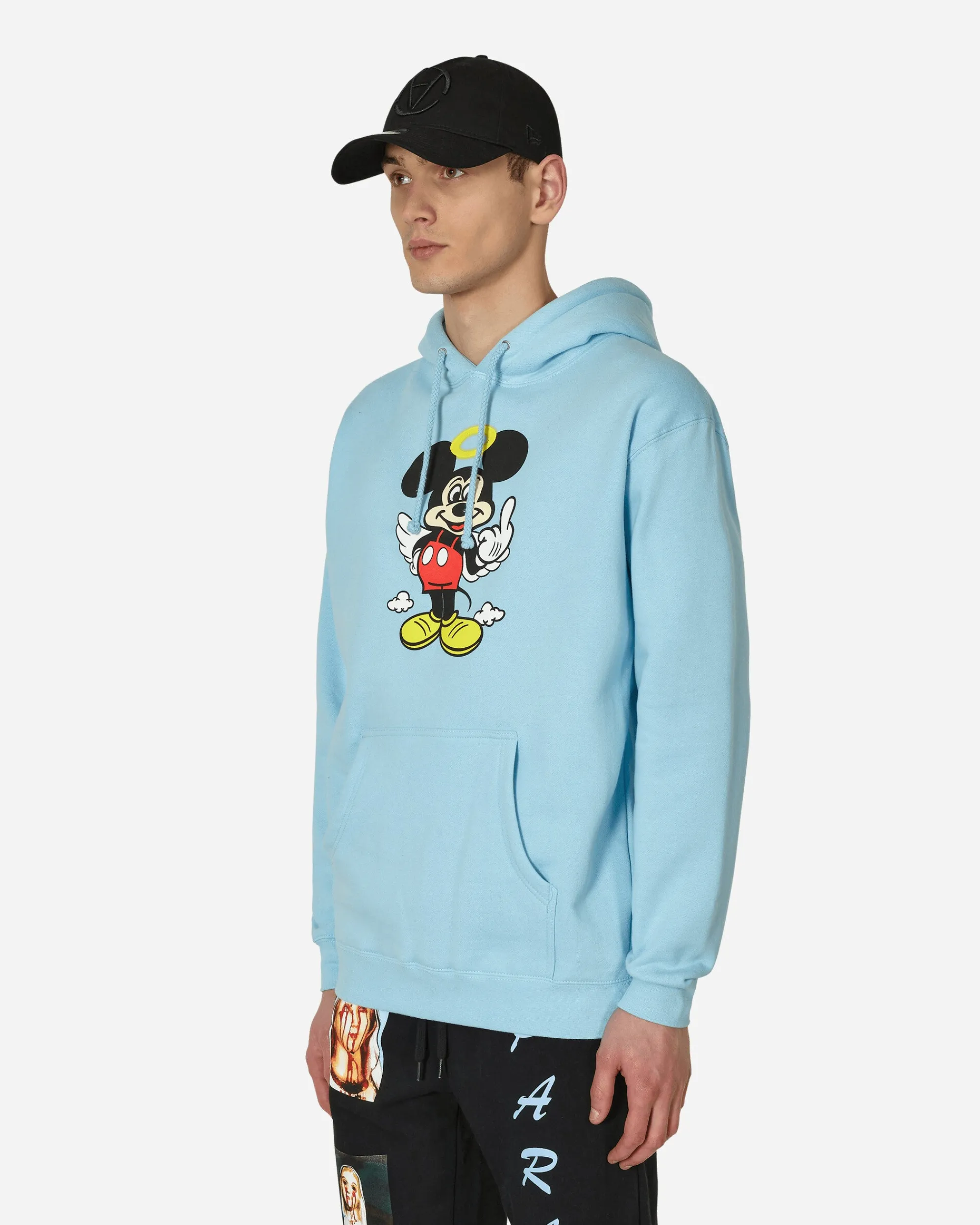 Paradis3 Sweatshirts^Fuck You Hooded Sweatshirt Blue