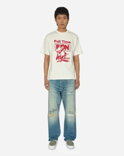 Hysteric Glamour T-Shirts^Full Time Fun T-Shirt Dirty White