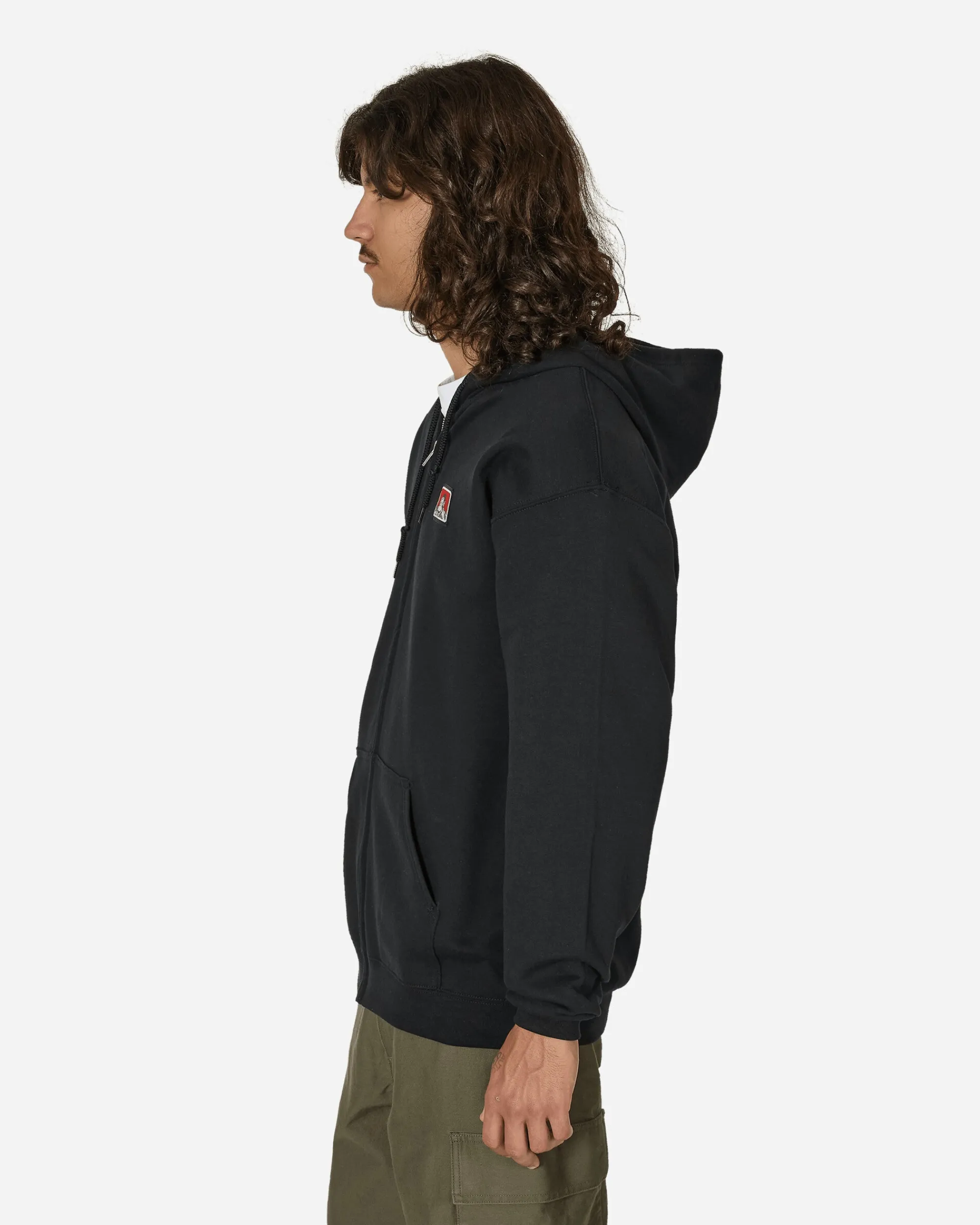 Ben Davis Sweatshirts^Full Zip Hooded Sweatshirt Black