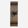 KAPITAL Gloves And Scarves|Gloves And Scarves^Fulling Wool Scarf (Coptic Skull) Beige