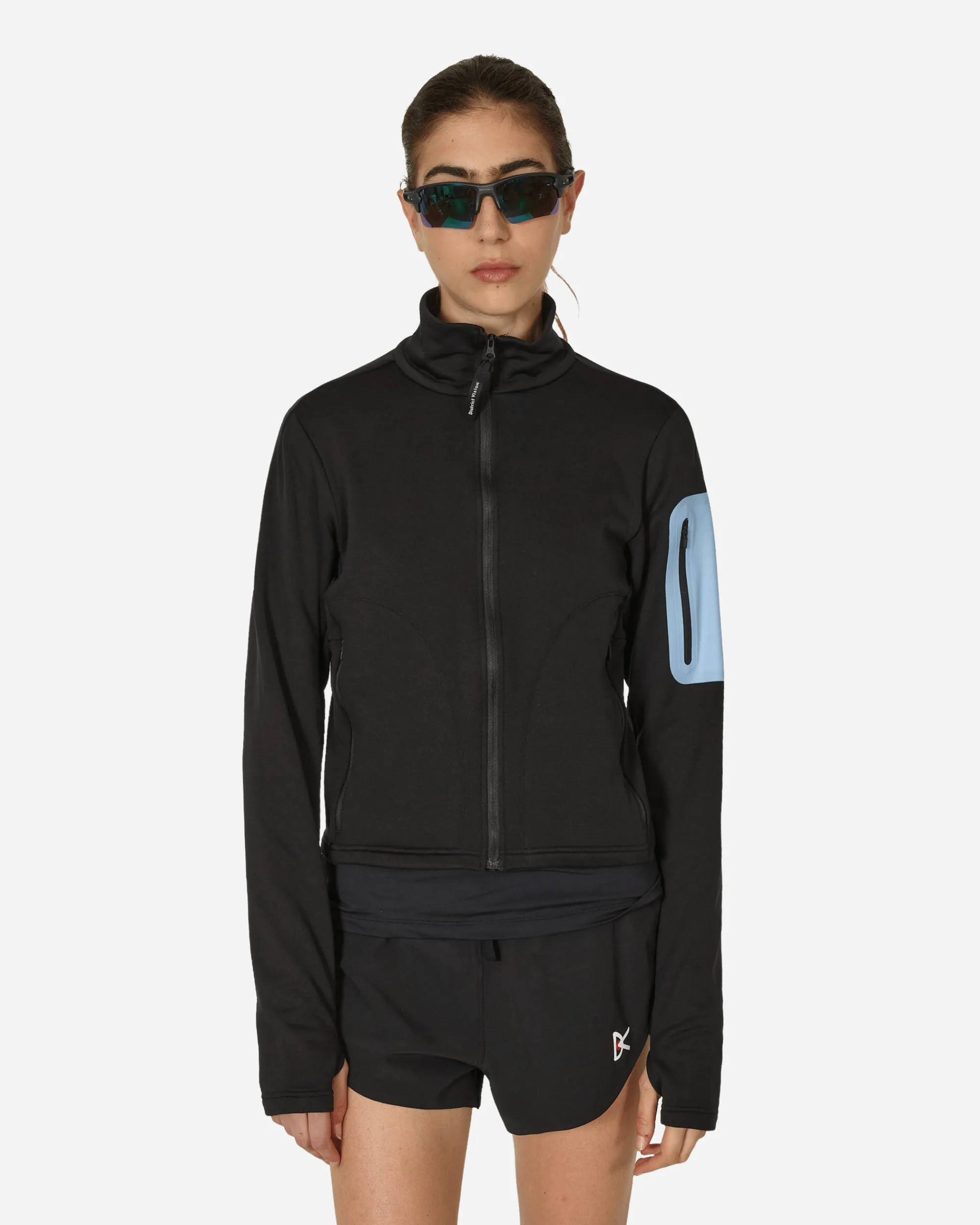 District Vision Coats And Jackets^Full-Zip Grid Fleece Jacket Black