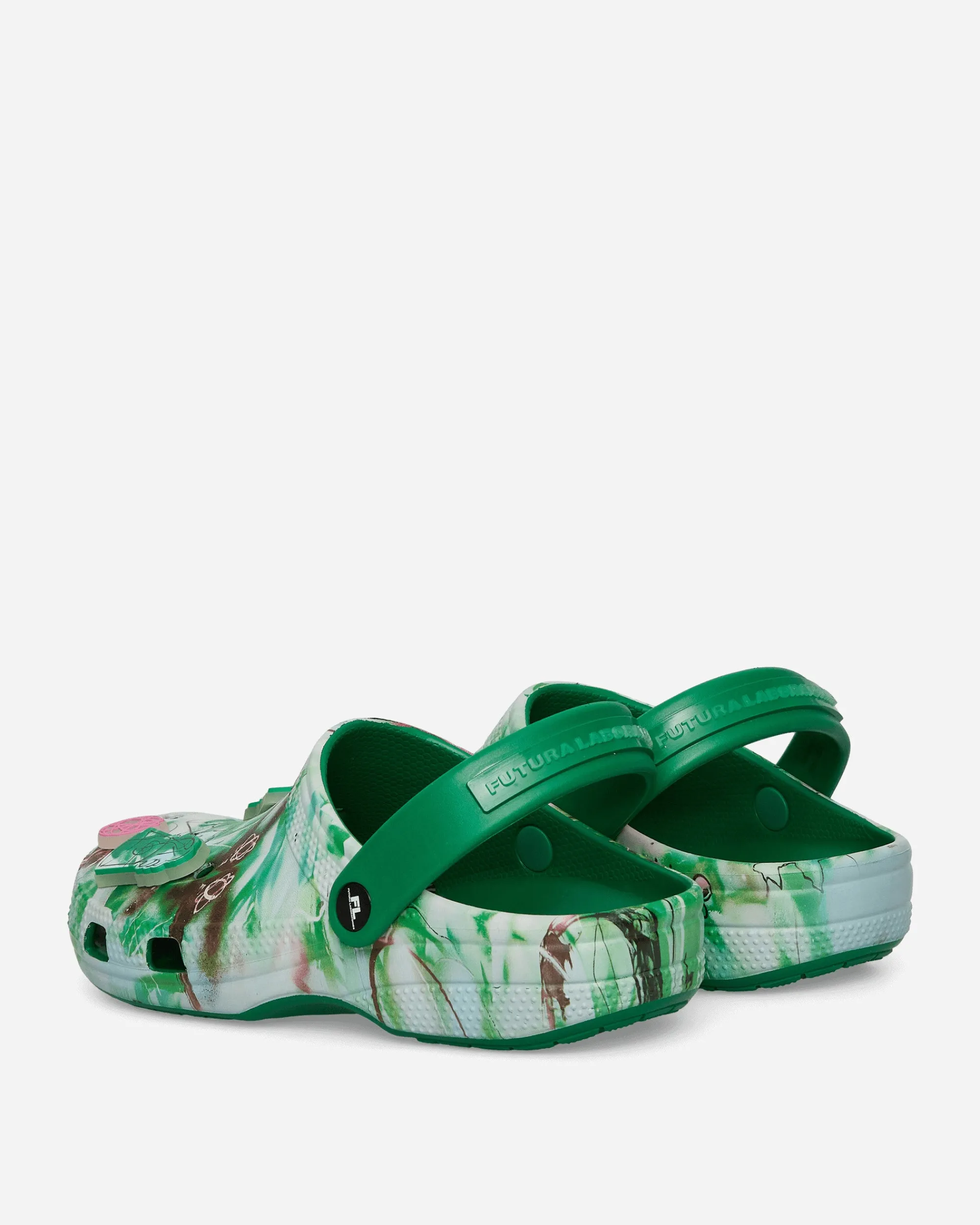 Crocs Sandals And Slides^Futura Laboratories Classic Clogs Green Ivy