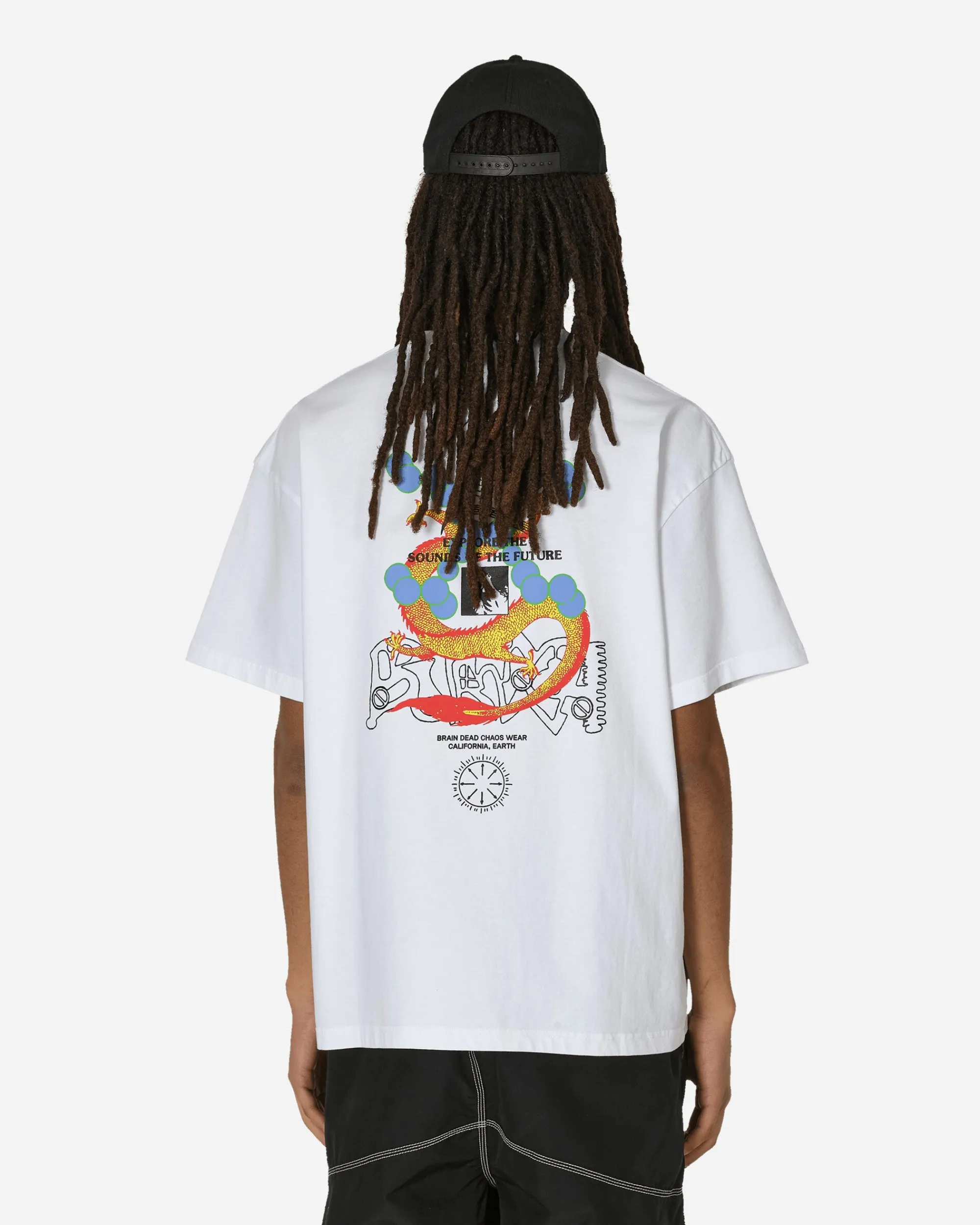Brain Dead T-Shirts^Future Sounds T-Shirt White