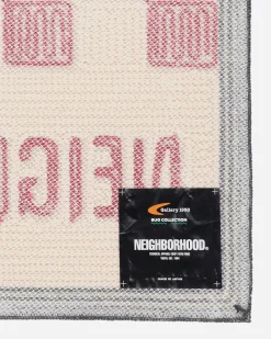 Neighborhood Textile^Gallery 1950 Checker Rug Mat Red