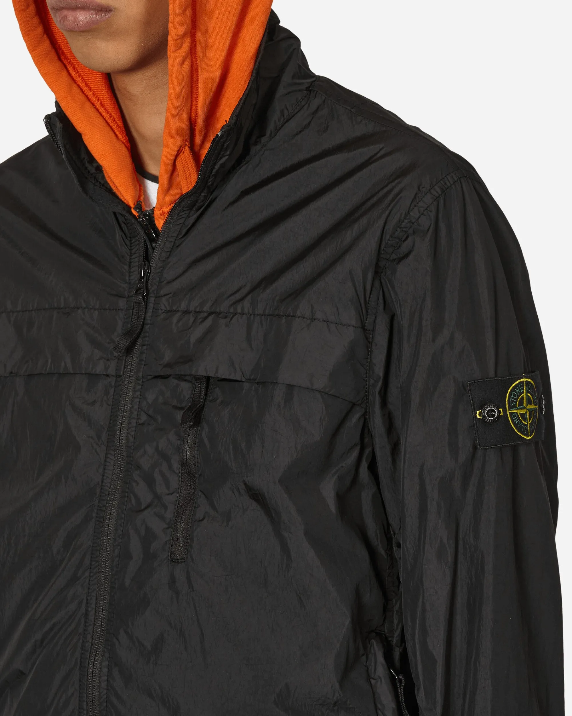Stone Island Coats And Jackets^Garment Dyed Crinkle Reps R-NY Jacket Black