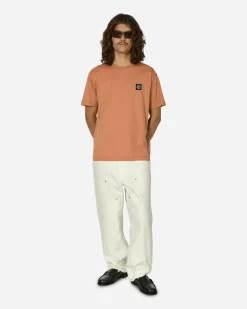 Stone Island T-Shirts^Garment Dyed Logo T-Shirt Orange