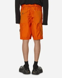 Stone Island Shorts^Garment Dyed Polyester Shorts Orange