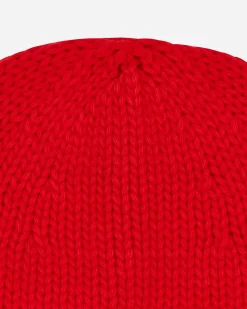 Stone Island Hats|Hats^Garment Dyed Wool Beanie Lobster Red