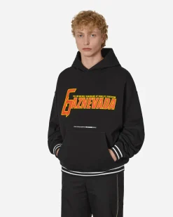 Slam Jam Sweatshirts^Gaznevada Graphic Hooded Sweatshirt Black