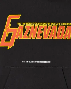 Slam Jam Sweatshirts^Gaznevada Graphic Hooded Sweatshirt Black