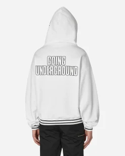 Slam Jam Sweatshirts^Gaznevada Graphic Hooded Sweatshirt White