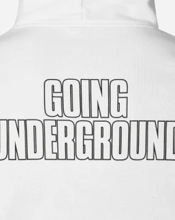 Slam Jam Sweatshirts^Gaznevada Graphic Hooded Sweatshirt White