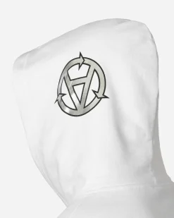 Slam Jam Sweatshirts^Gaznevada Graphic Hooded Sweatshirt White