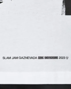 Slam Jam T-Shirts^Gaznevada Graphic T-Shirt White