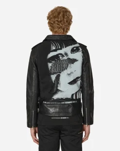 Slam Jam Coats And Jackets^Gaznevada Leather Jacket Black