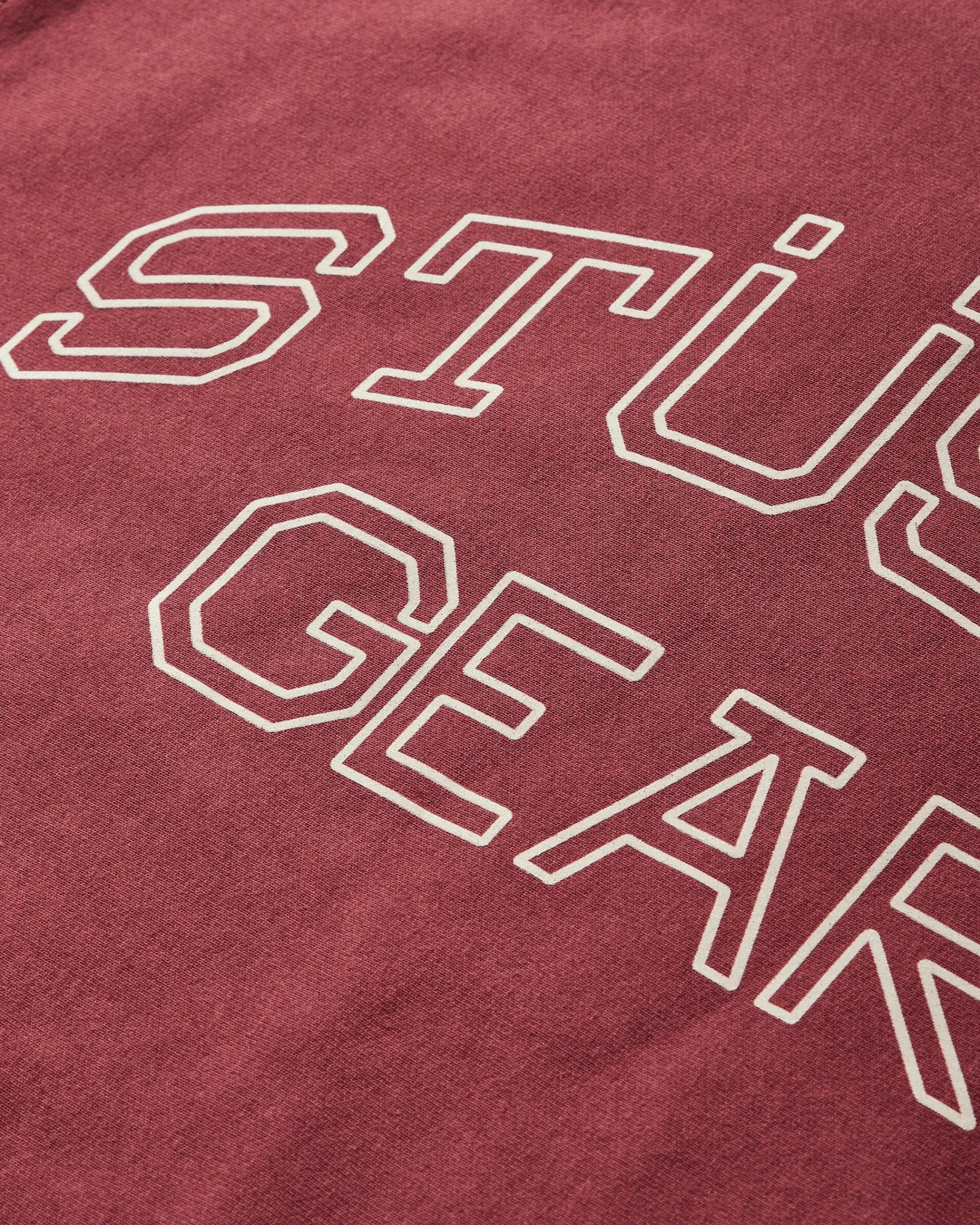 Stüssy Sweatshirts^Gear Crewneck Sweatshirt Oxblood
