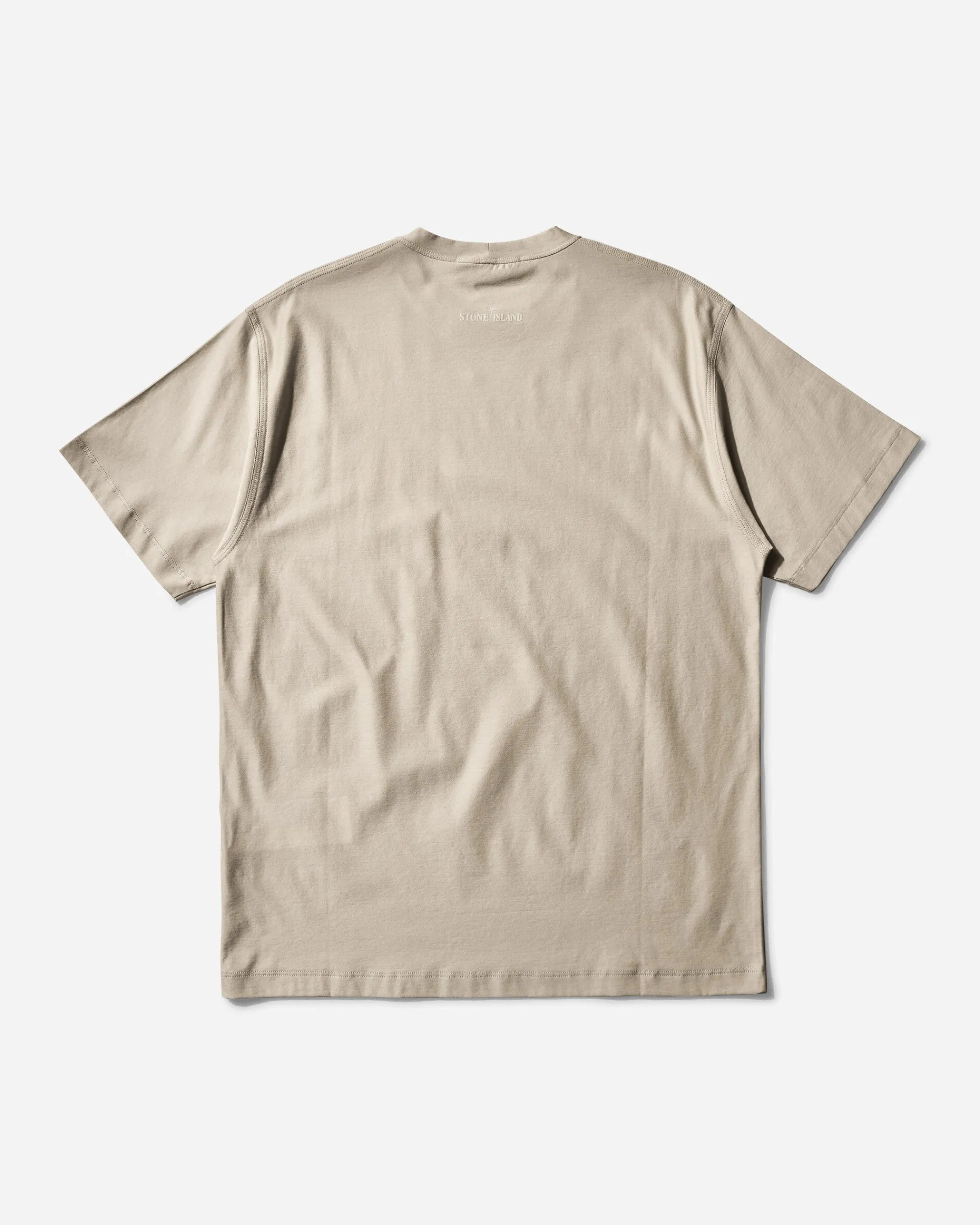 Stone Island T-Shirts^Ghost Mercerized Cotton Jersey T-Shirt Beige