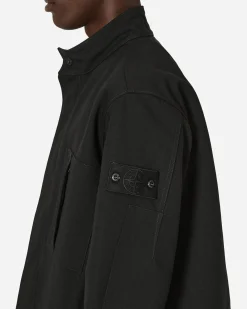 Stone Island Coats And Jackets^Ghost Piece Gabardine Doppio Jacket Black