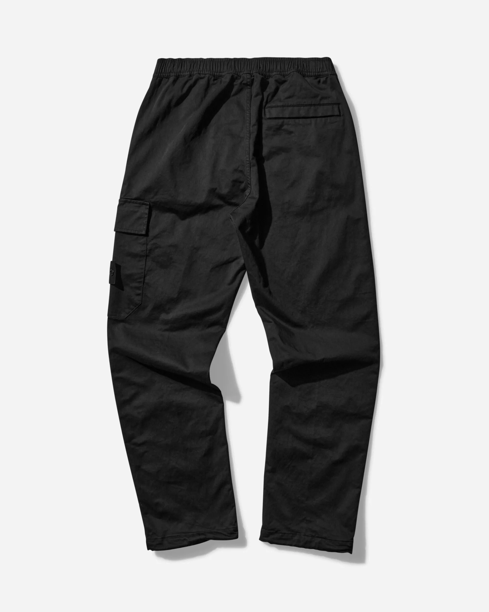 Stone Island Pants^Ghost Stretch Cotton Wool Satin Cargo Pants Black