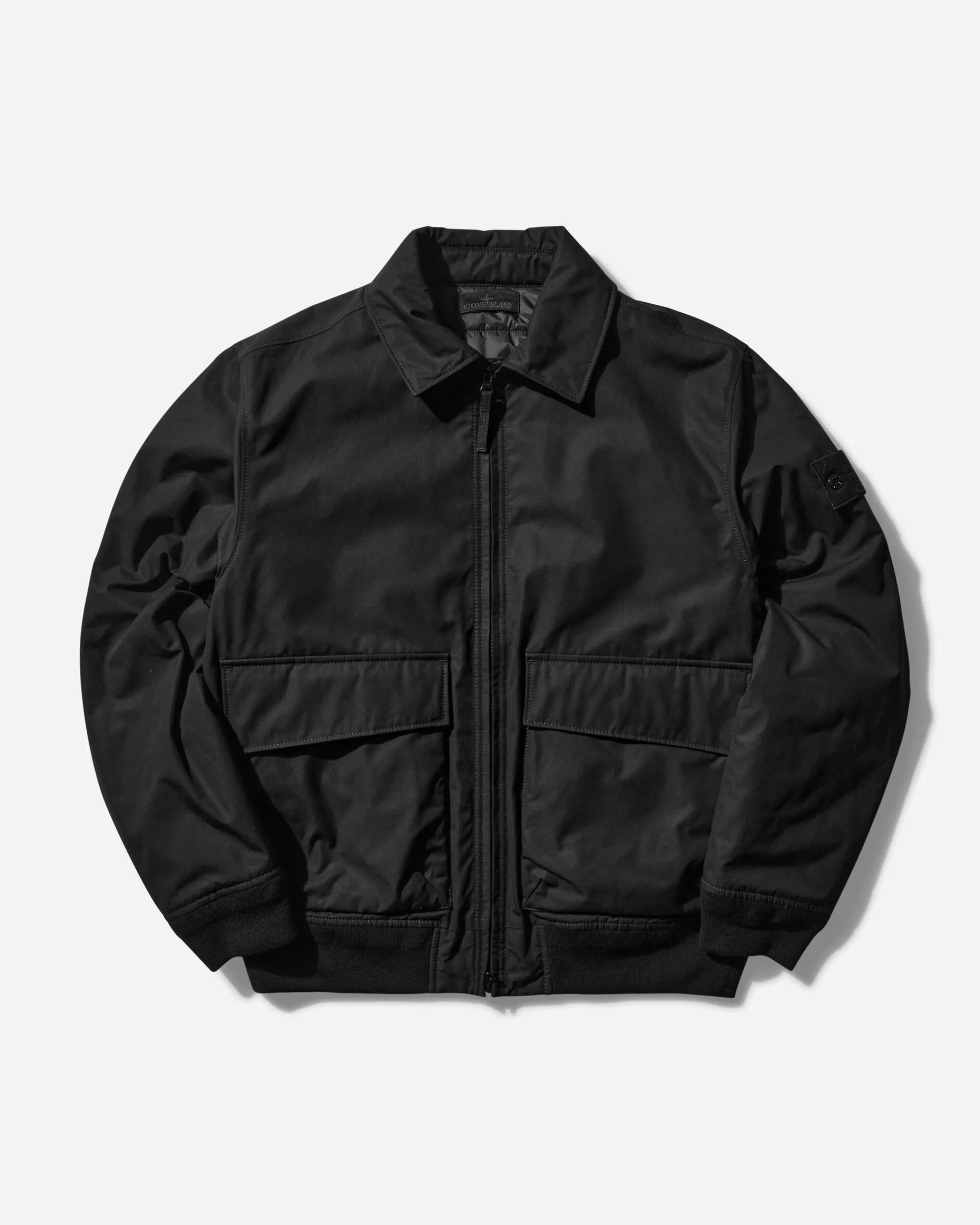 Stone Island Coats And Jackets^Ghost Weatherproof Cotton Canvas Jacket Black