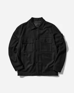 Stone Island Shirts^Ghost Weatherproof Cotton Canvas Overshirt Black