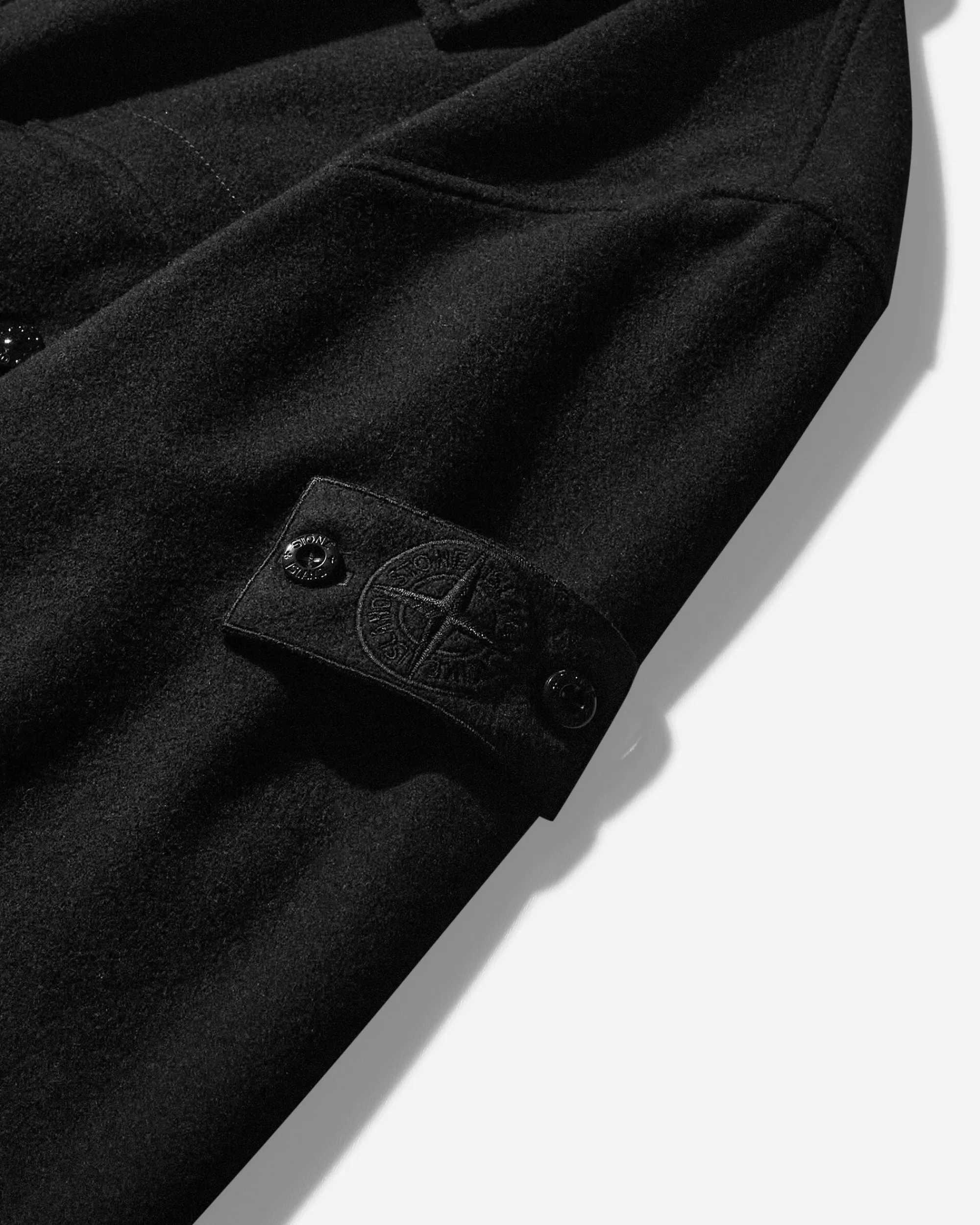 Stone Island Shirts^Ghost Weatherproof Cotton Canvas Overshirt Black