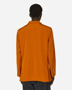 Bode Coats And Jackets^Ginger Faille Single-Breasted Suit Jacket Orange