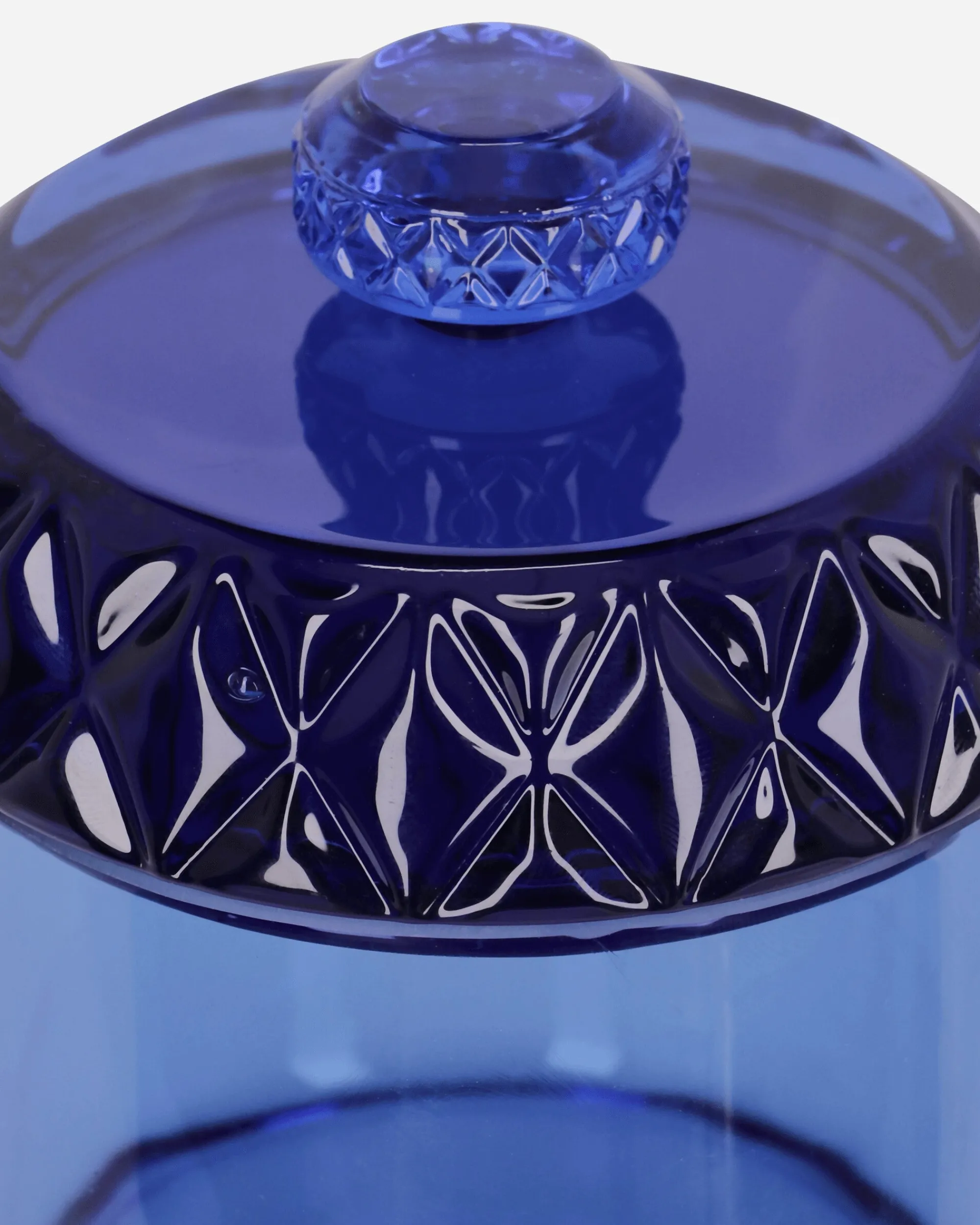 Houseplant High Times^Glass Stash Jar Blue