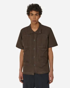 RANRA Shirts^Glems Shortsleeve Shirt Chocolate Brown