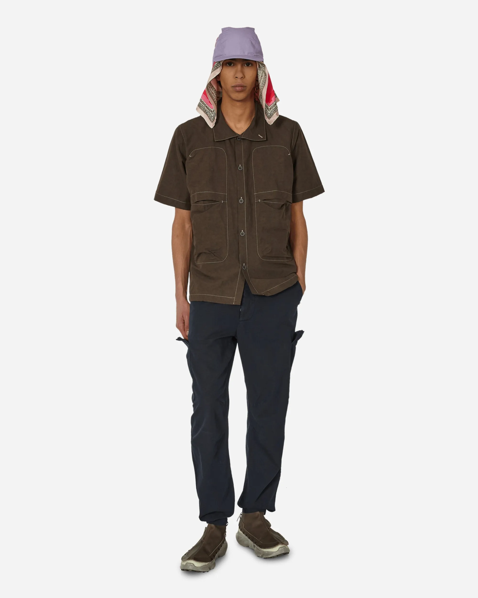 RANRA Shirts^Glems Shortsleeve Shirt Chocolate Brown