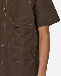 RANRA Shirts^Glems Shortsleeve Shirt Chocolate Brown