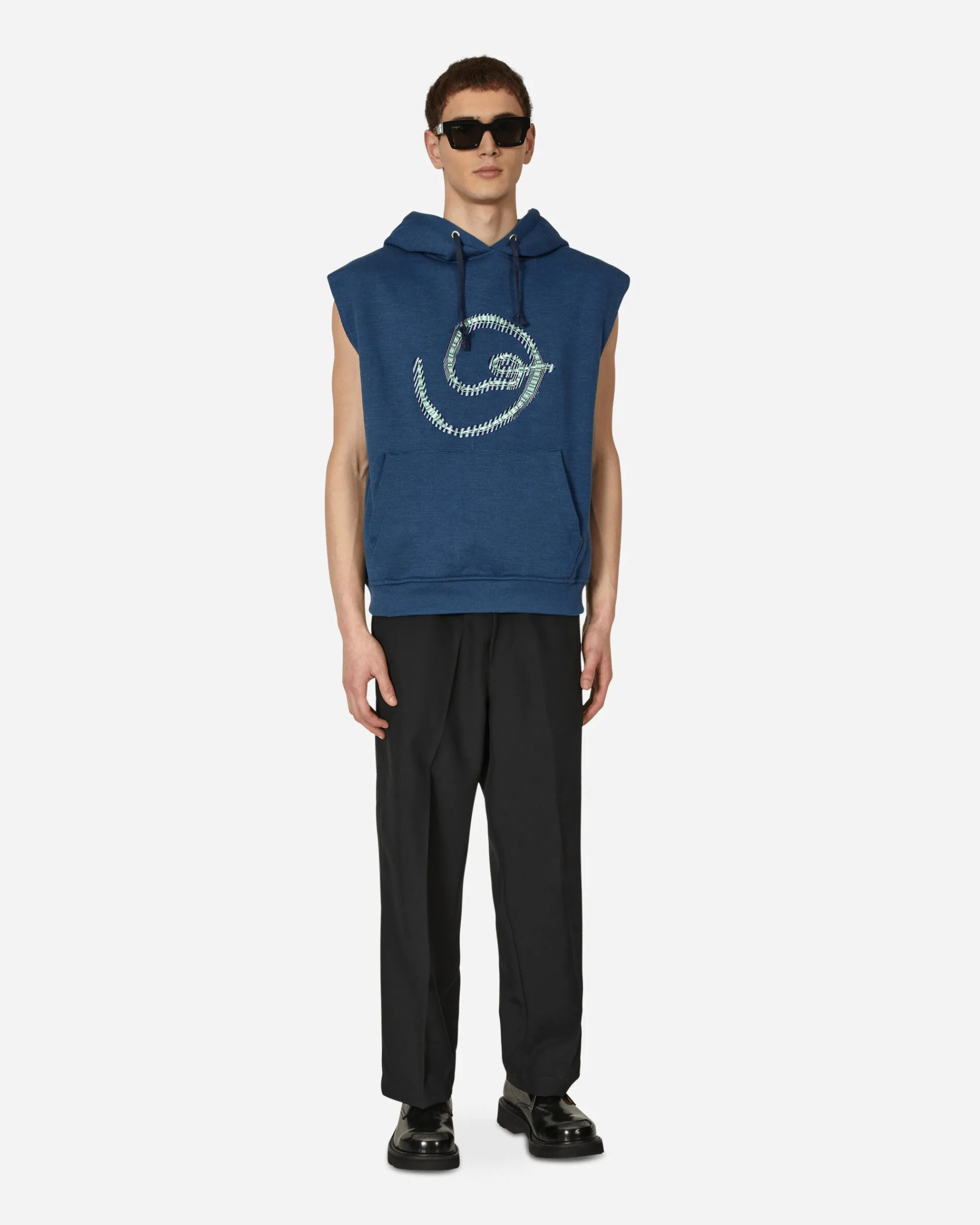 Lueder Sweatshirts^Goblin Sleeveless Hooded Sweatshirt Blue