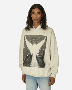 Online Ceramics Sweatshirts^God Wins Hoodie Off White Heather