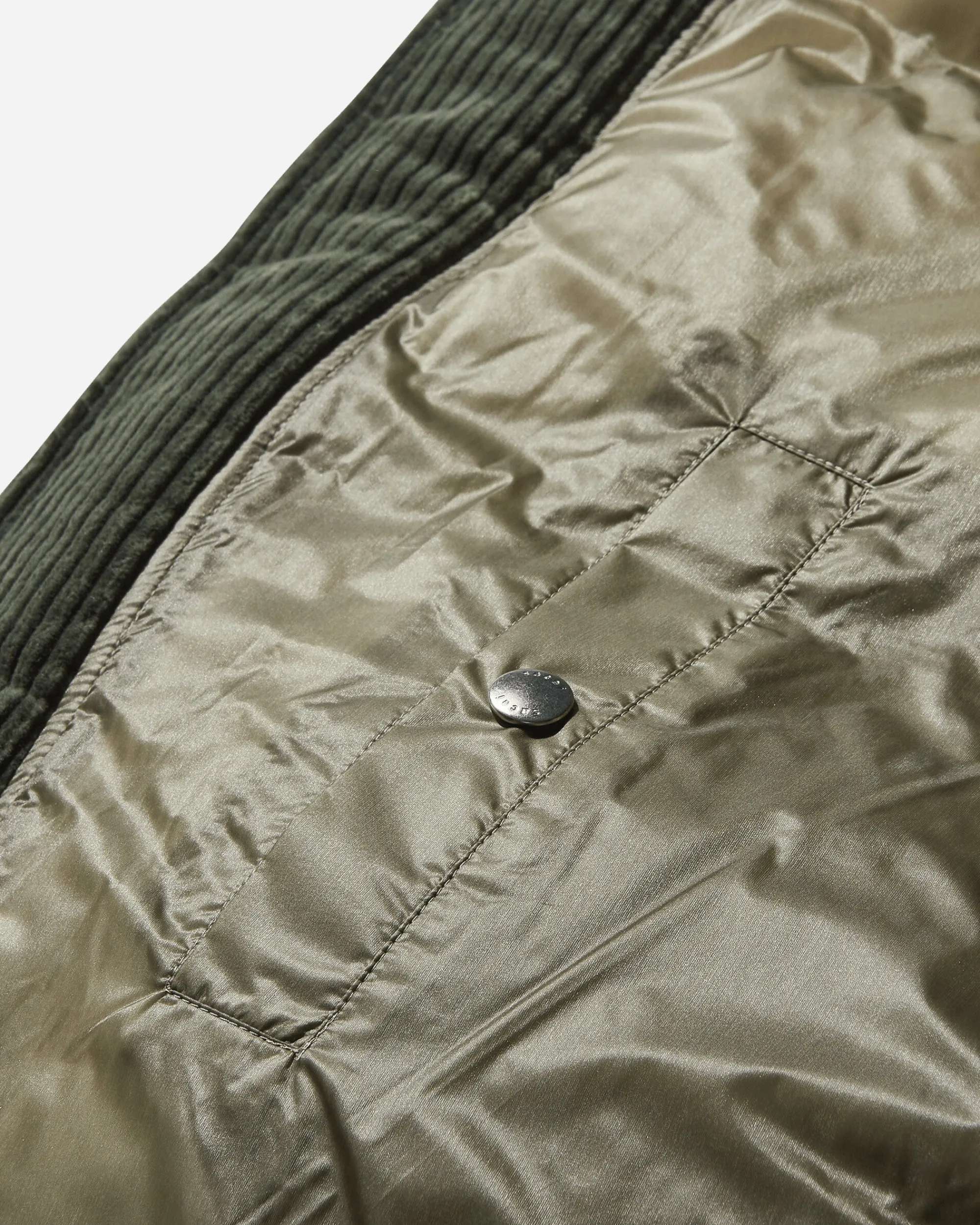 sacai Coats And Jackets^Gonz Multi Patch Corduroy Padded Vest Khaki