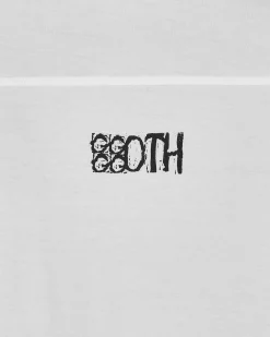 Givenchy T-Shirts^Goth Print Oversized T-Shirt White