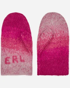 ERL Gloves And Scarves|Gloves And Scarves^Gradient Knit Gloves Pink