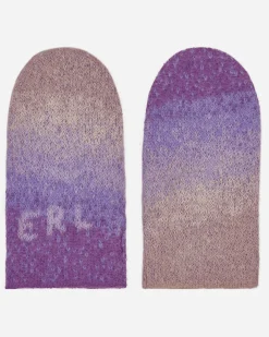 ERL Gloves And Scarves|Gloves And Scarves^Gradient Knit Gloves Purple