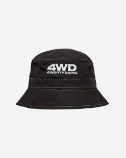 4 Worth Doing Hats|Hats^Gradient Stitch Bucket Hat Black