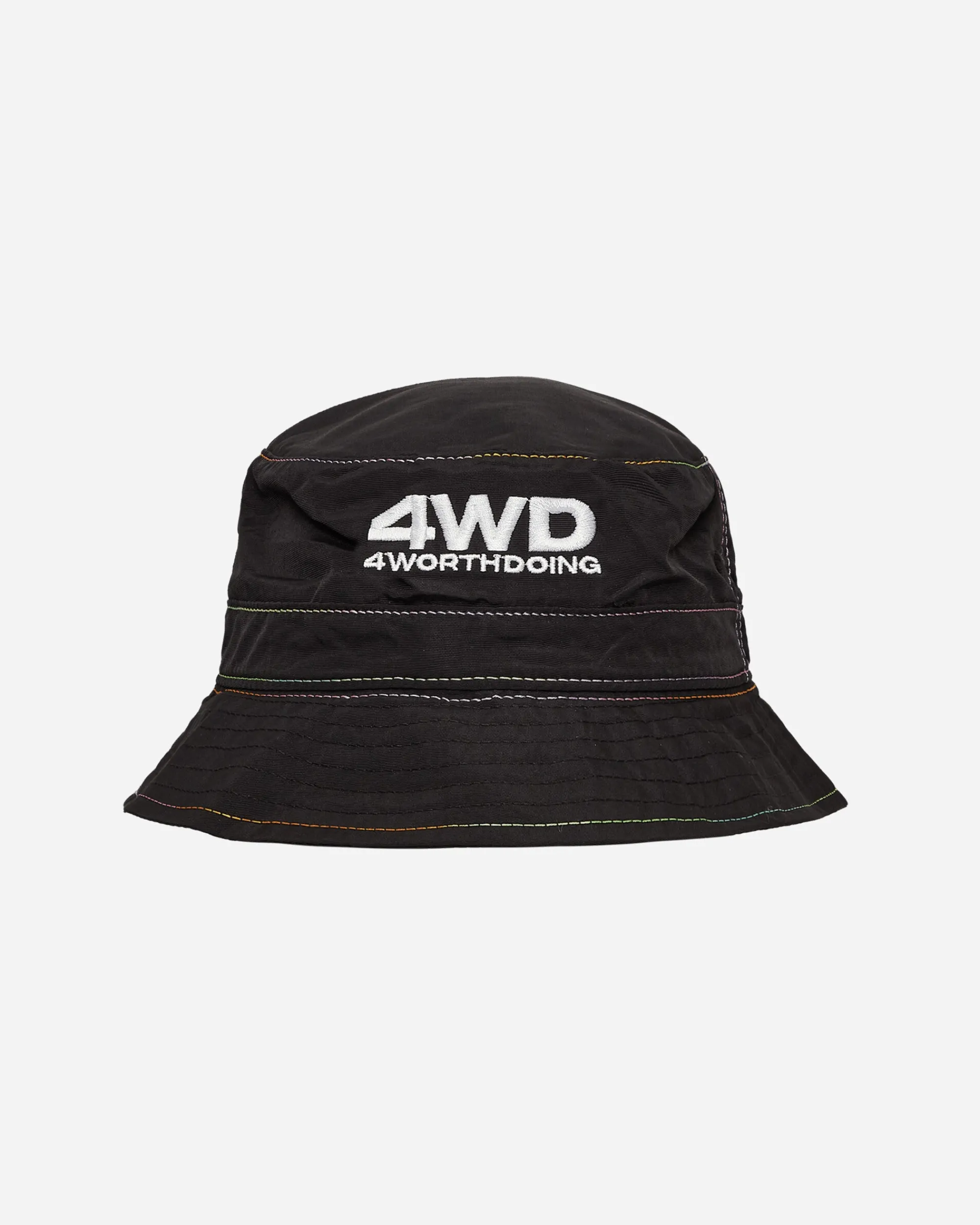 4 Worth Doing Hats|Hats^Gradient Stitch Bucket Hat Black