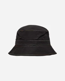 4 Worth Doing Hats|Hats^Gradient Stitch Bucket Hat Black