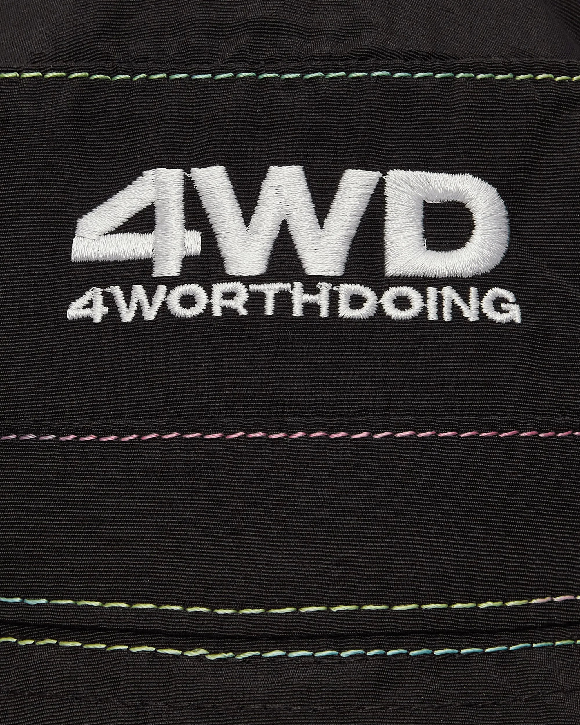 4 Worth Doing Hats|Hats^Gradient Stitch Bucket Hat Black