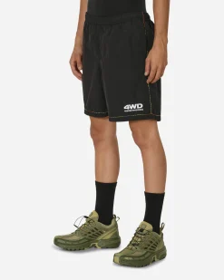4 Worth Doing Shorts^Gradient Stitched Shorts Black