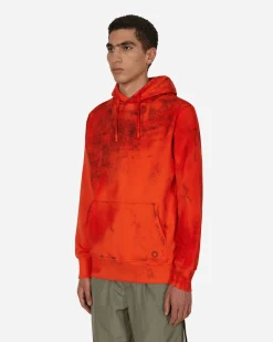 1017 ALYX 9SM Sweatshirts^Graphic Hooded Sweatshirt Red