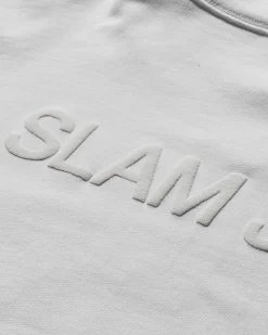 Slam Jam Sweatshirts^Graphic Hooded Sweatshirt White