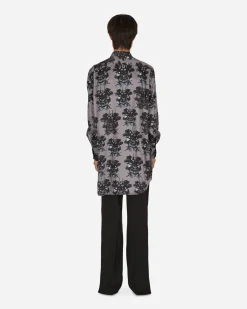 Comme Des Garçons Homme Plus Shirts^Graphic Long Sleeve Shirt Grey